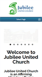 Mobile Screenshot of jubileeunited.ca